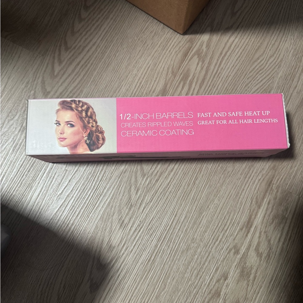 1/2-Inch Ceramic Hair Waver Barrel - Pink